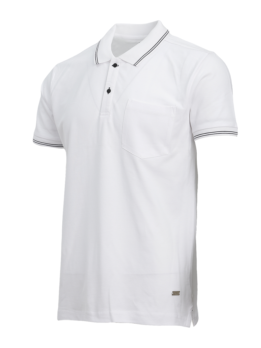 Otto White Polo Collar T Shirt Gosqp34197white 7345