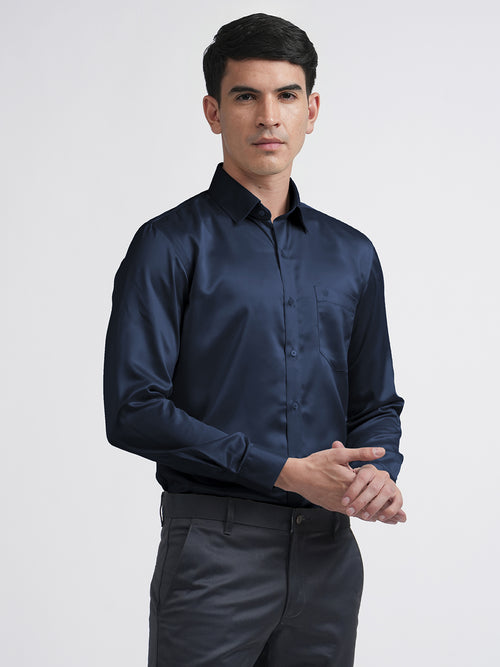 Navy Satin Premium Shirt