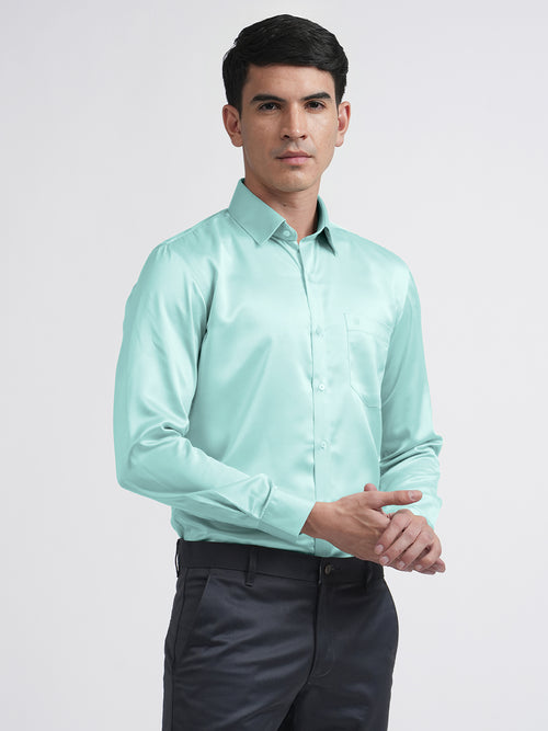 Turquoise Satin Premium Shirt