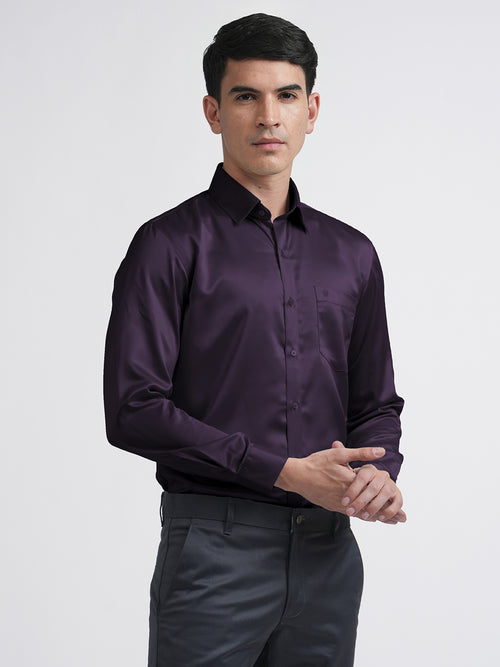 Wine Satin Premium Shirt