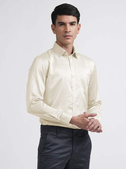 Cream Satin Premium Shirt