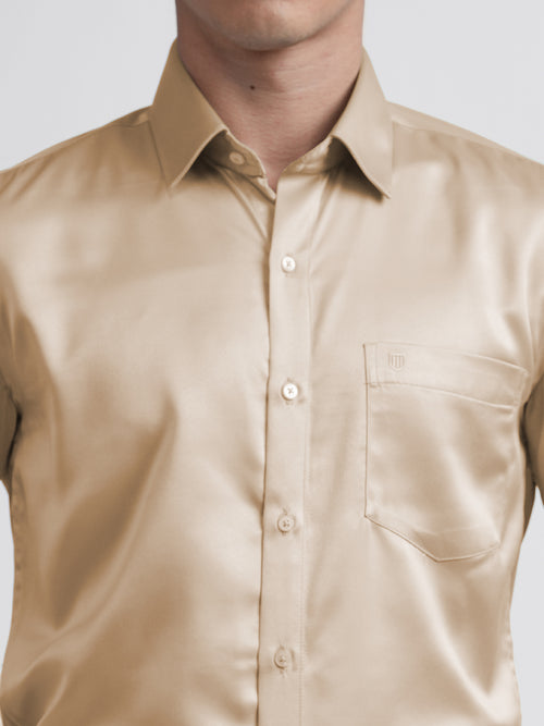 Beige Satin Premium Shirt