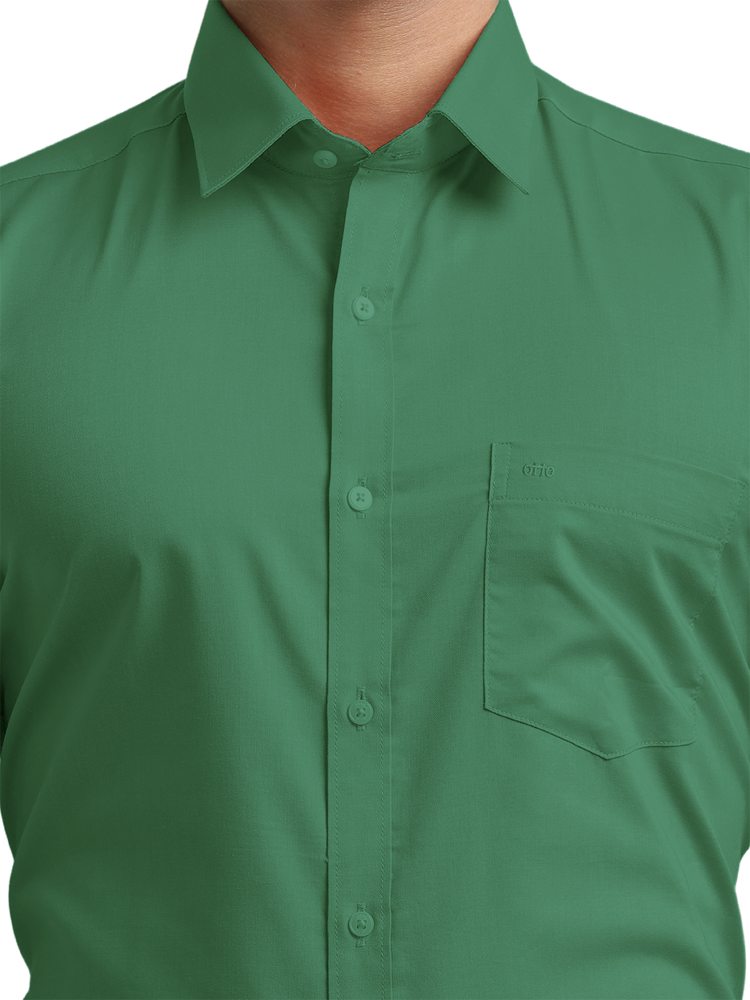 Aqua Green Micro Oxford Solid Shirt