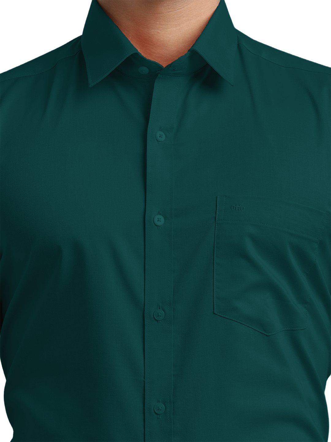 Sea Green Micro Oxford Solid Shirt