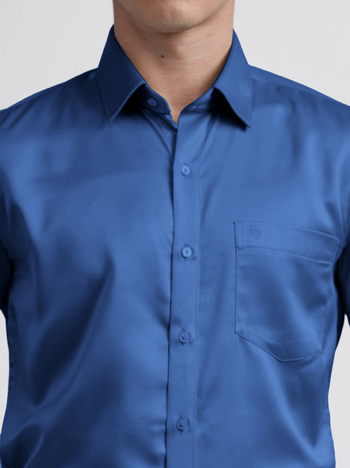 Blue Satin Premium Shirt