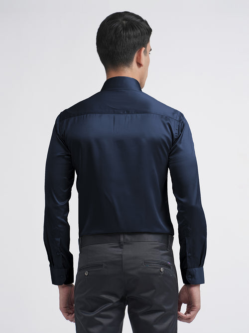 Navy Satin Premium Shirt