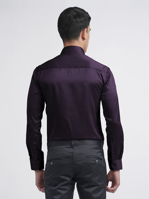 Wine Satin Premium Shirt