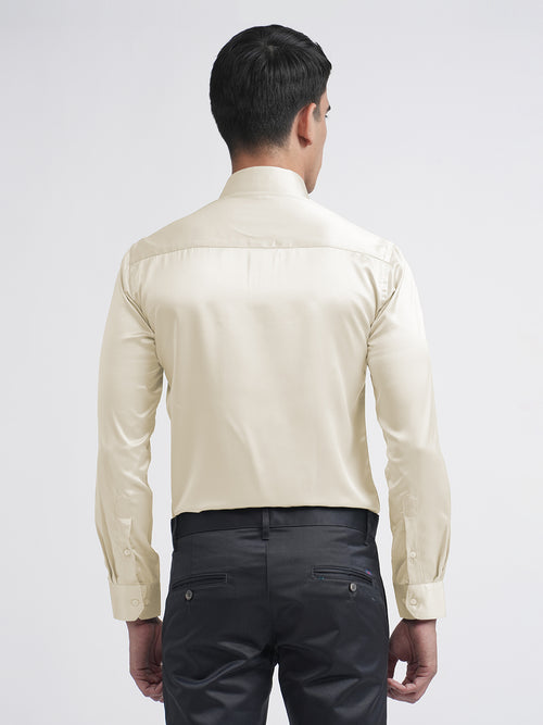 Cream Satin Premium Shirt