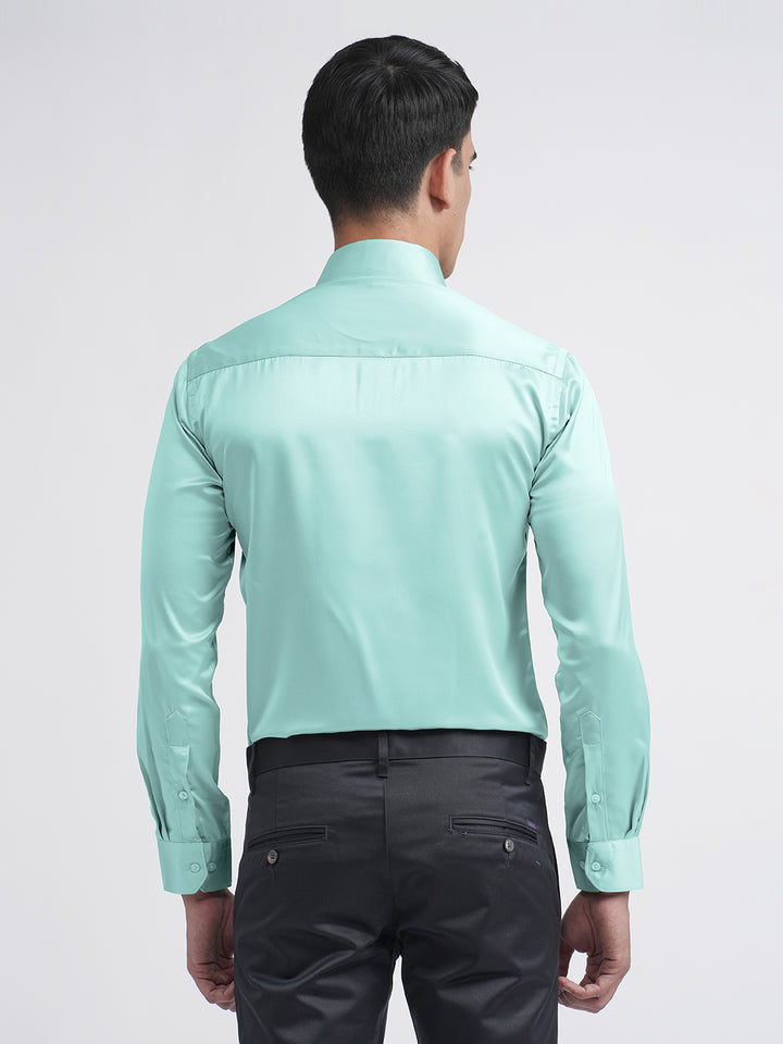 Turquoise Satin Premium Shirt