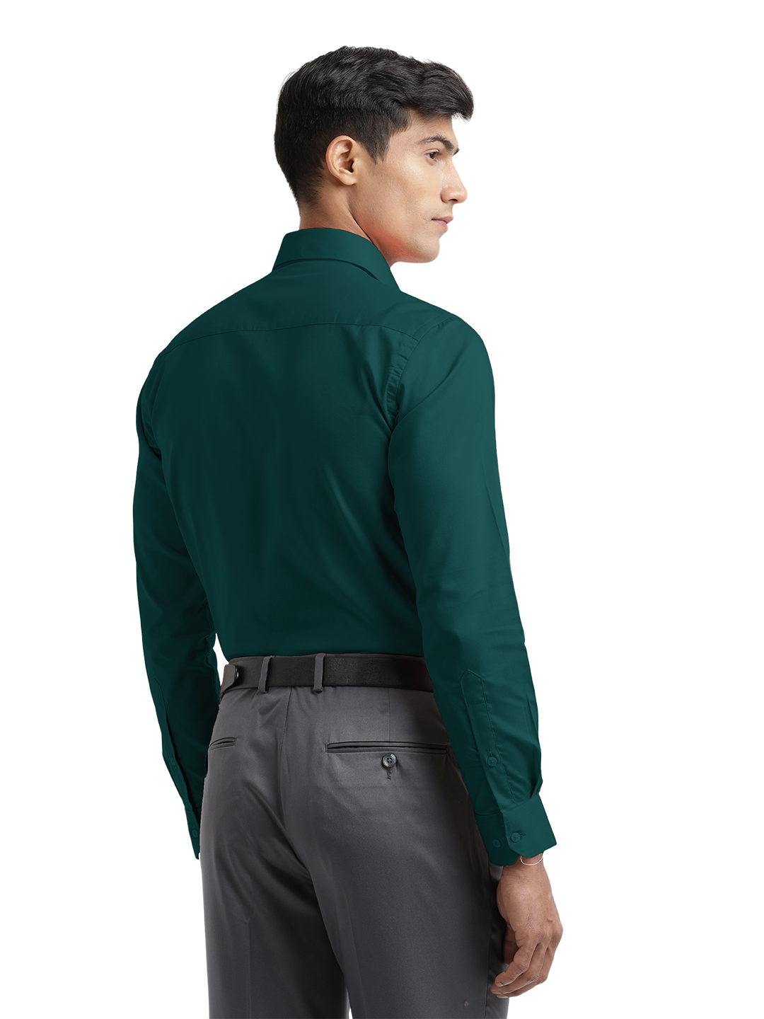 Sea Green Micro Oxford Solid Shirt