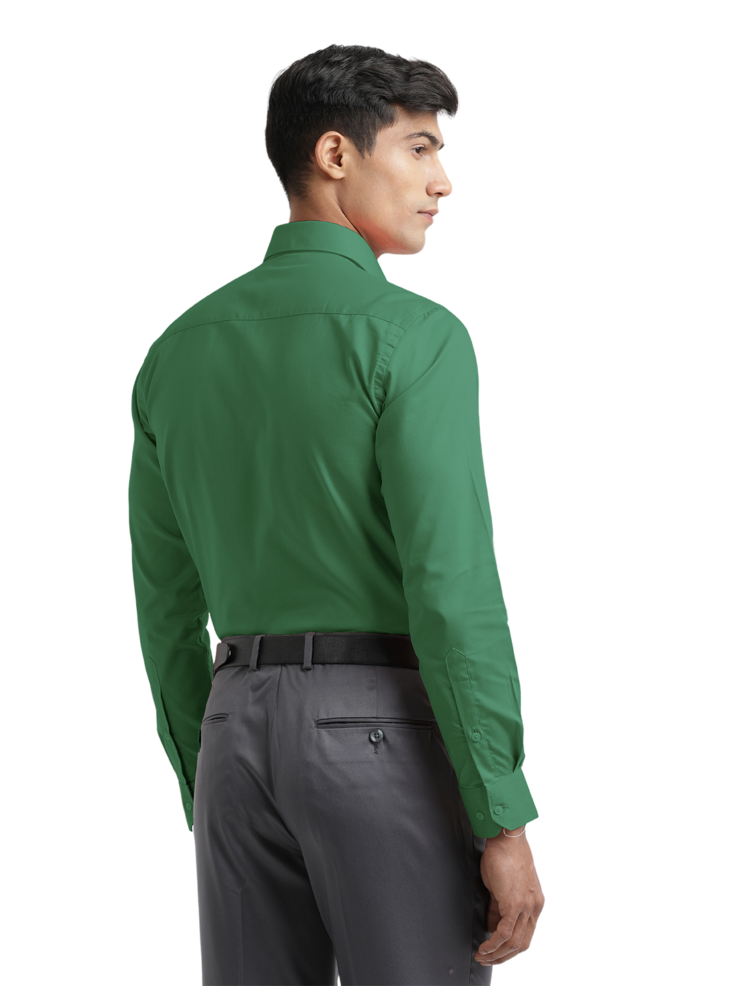 Aqua Green Micro Oxford Solid Shirt