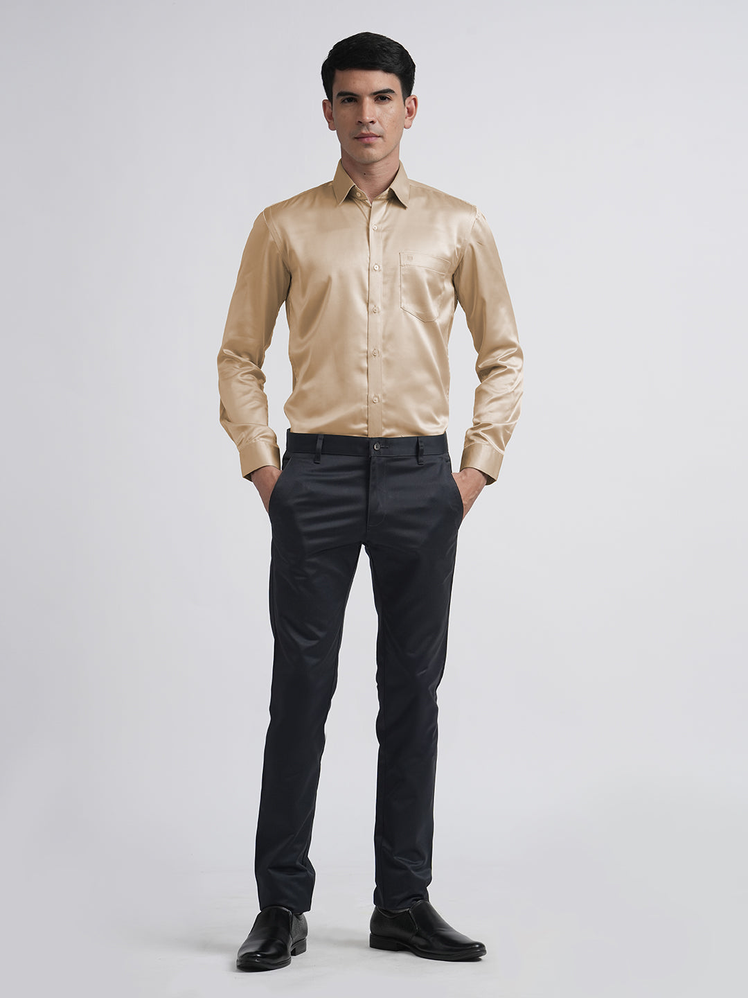 Beige Satin Premium Shirt