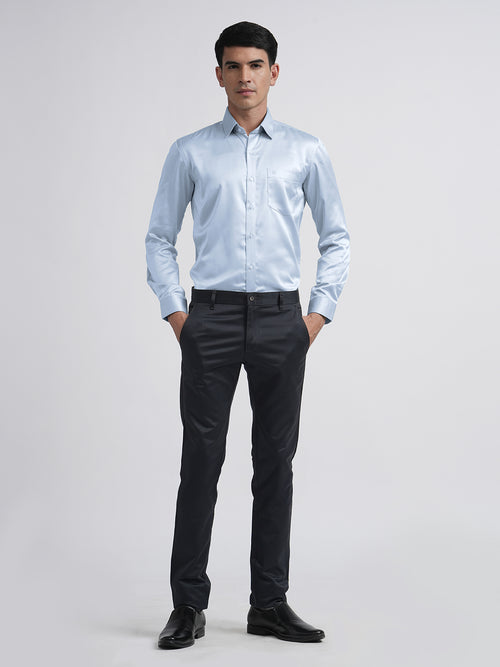 Light Blue Satin Premium Shirt