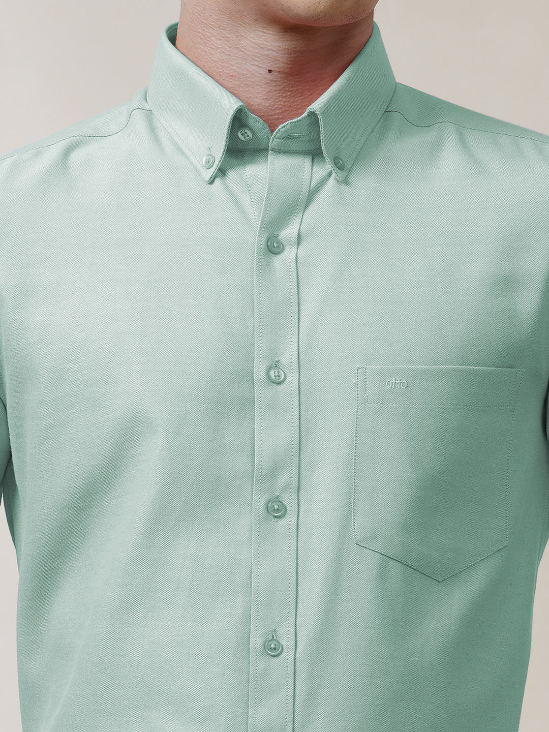 Turquoise Oxford Solid Shirt