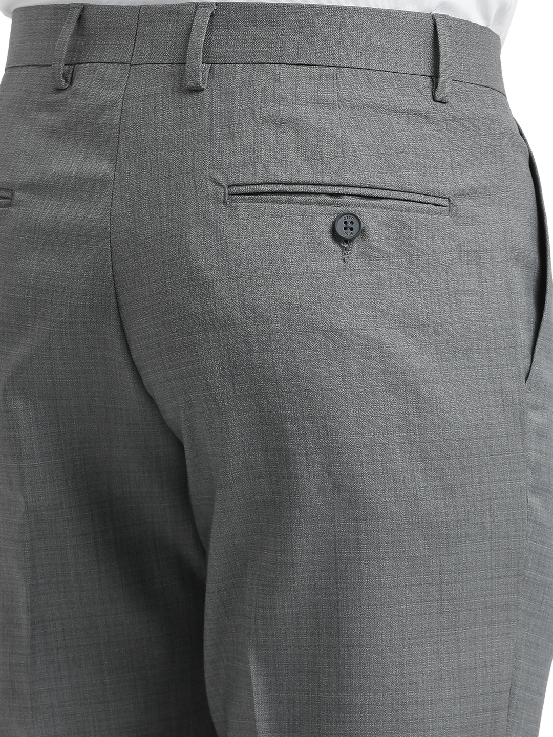 Grey YD Dobby Formal Trousers