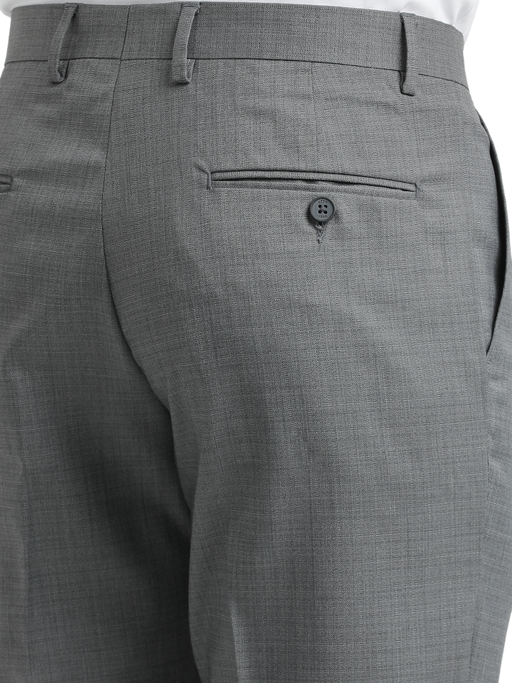 Grey YD Dobby Formal Trousers