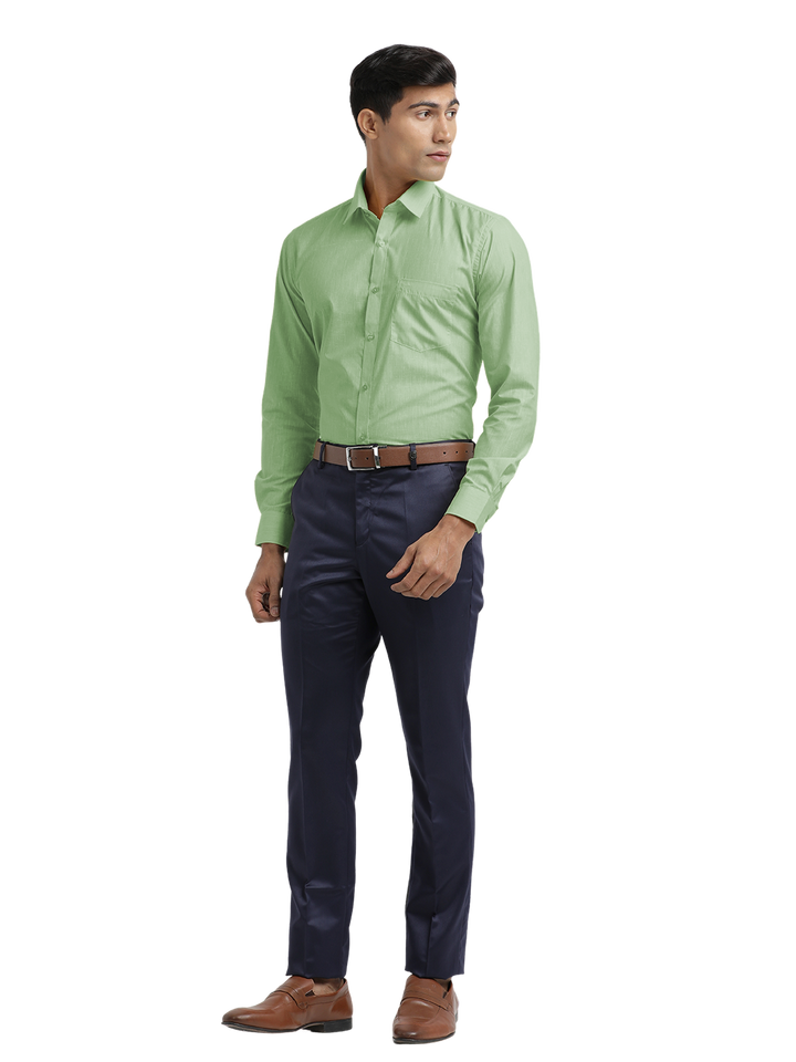 L.Green Poly Cotton Solid Shirt