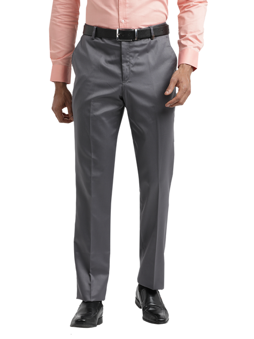 S.Grey Satin Formal Trousers