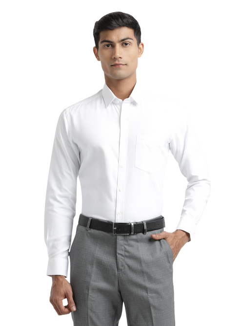 White Oxford Solid Shirt