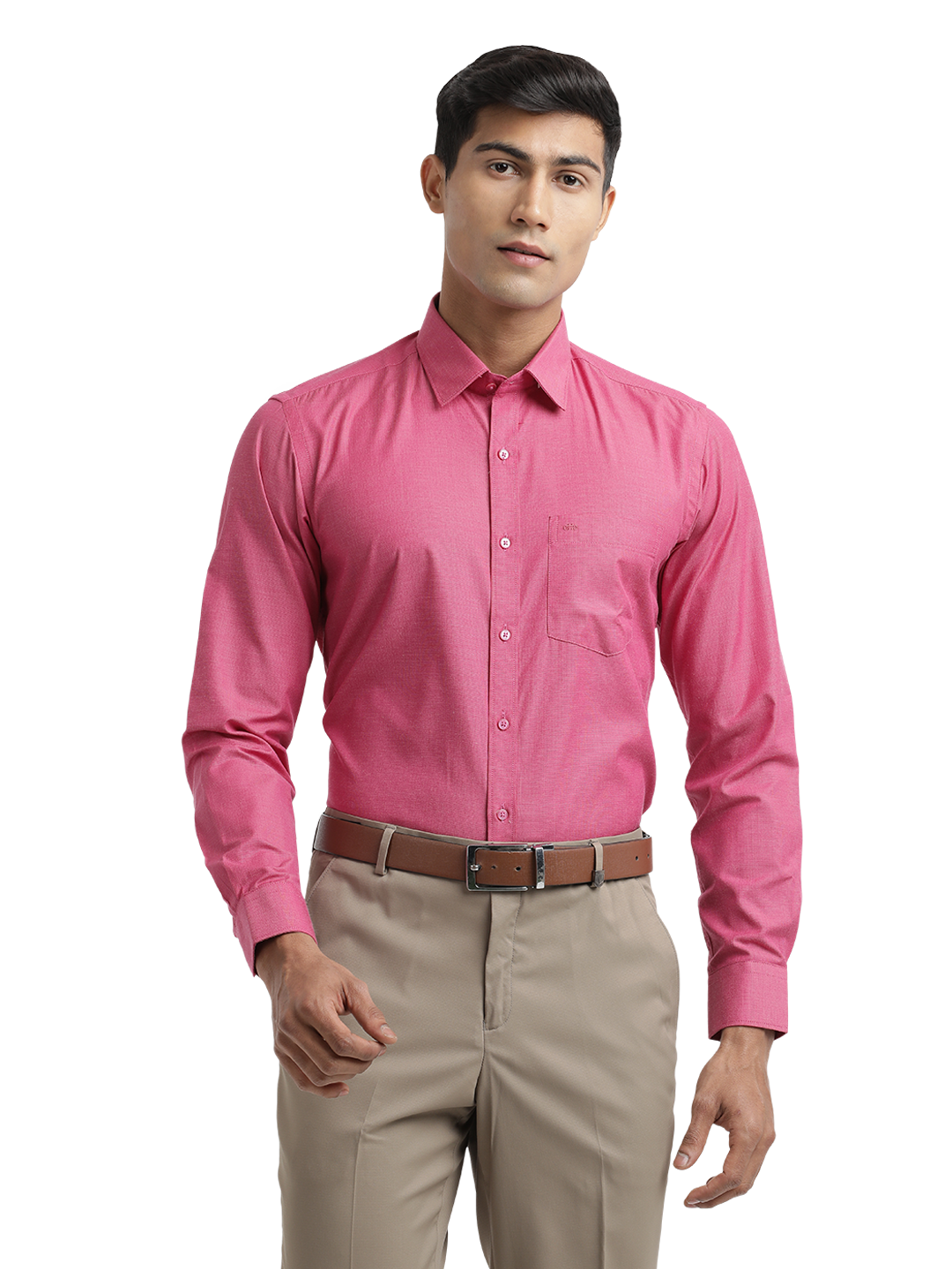 Dark fashion pink formal shirt