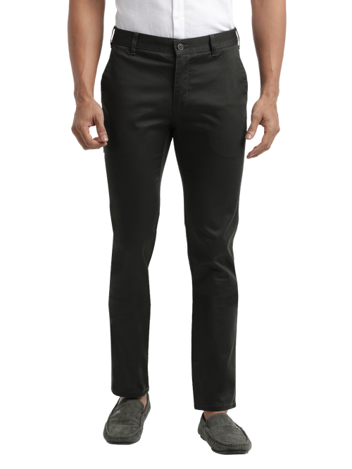 Dk.Olive Casual Core Trousers - HECTOR_DK.OLIVE