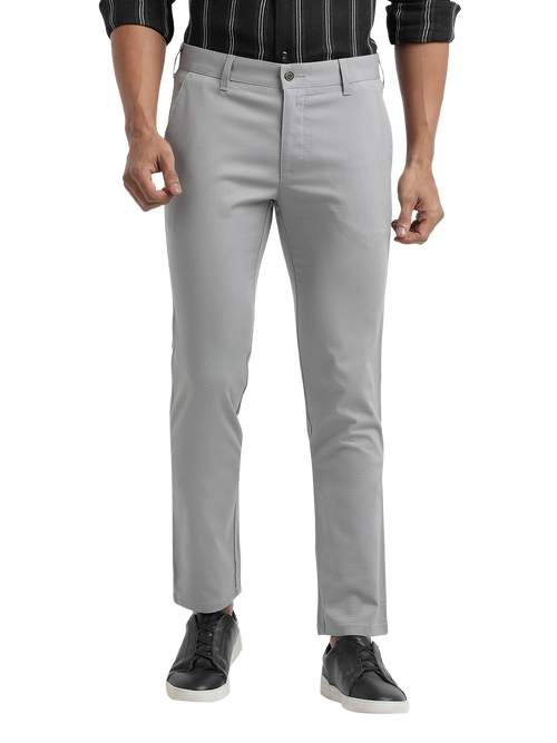 I.Grey Casual Core Trousers