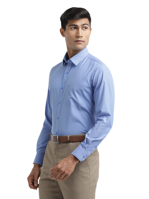 Blue Fil-a-Fil Solid Shirt