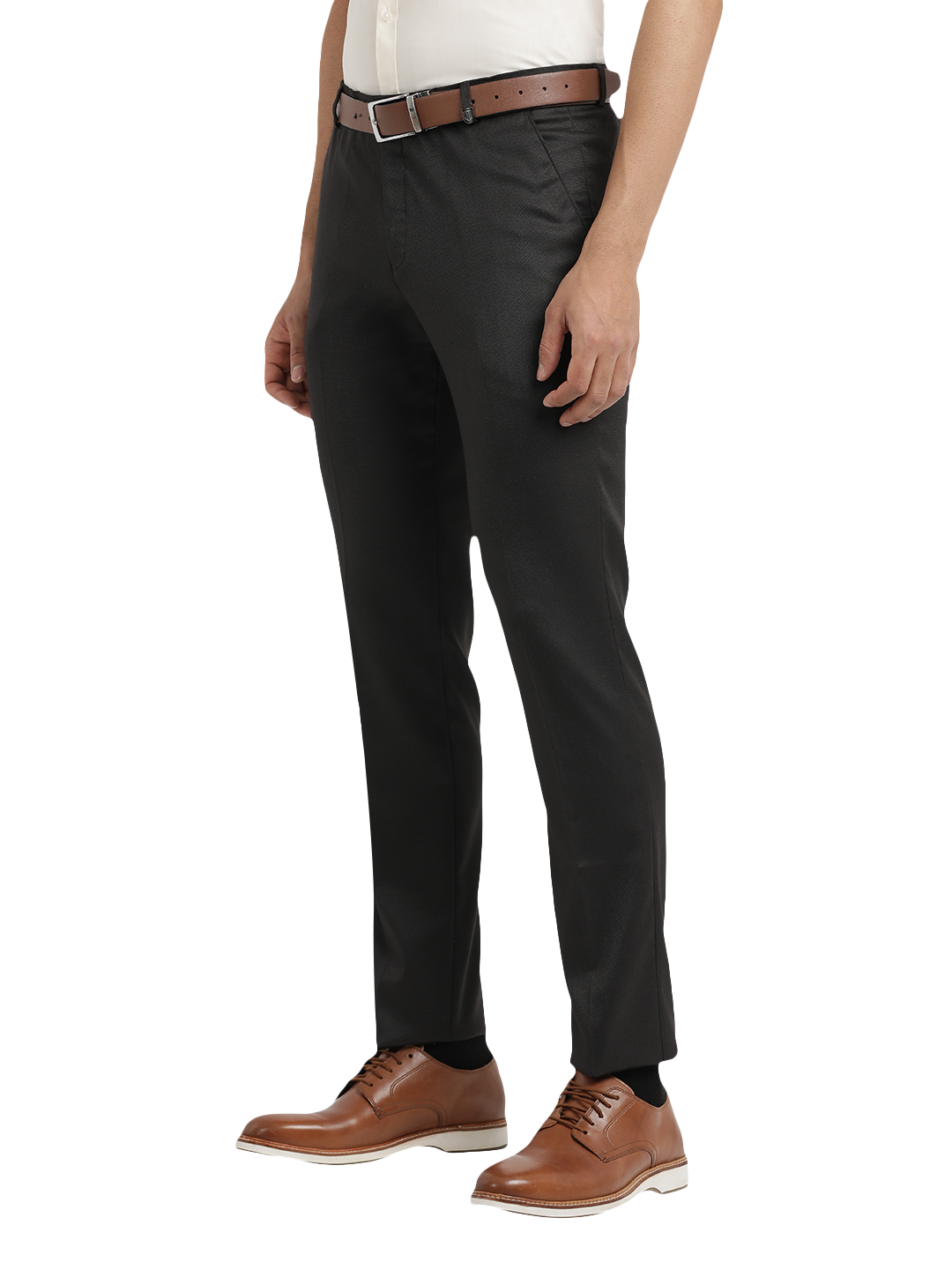 Coffee YD Dobby Formal Trousers