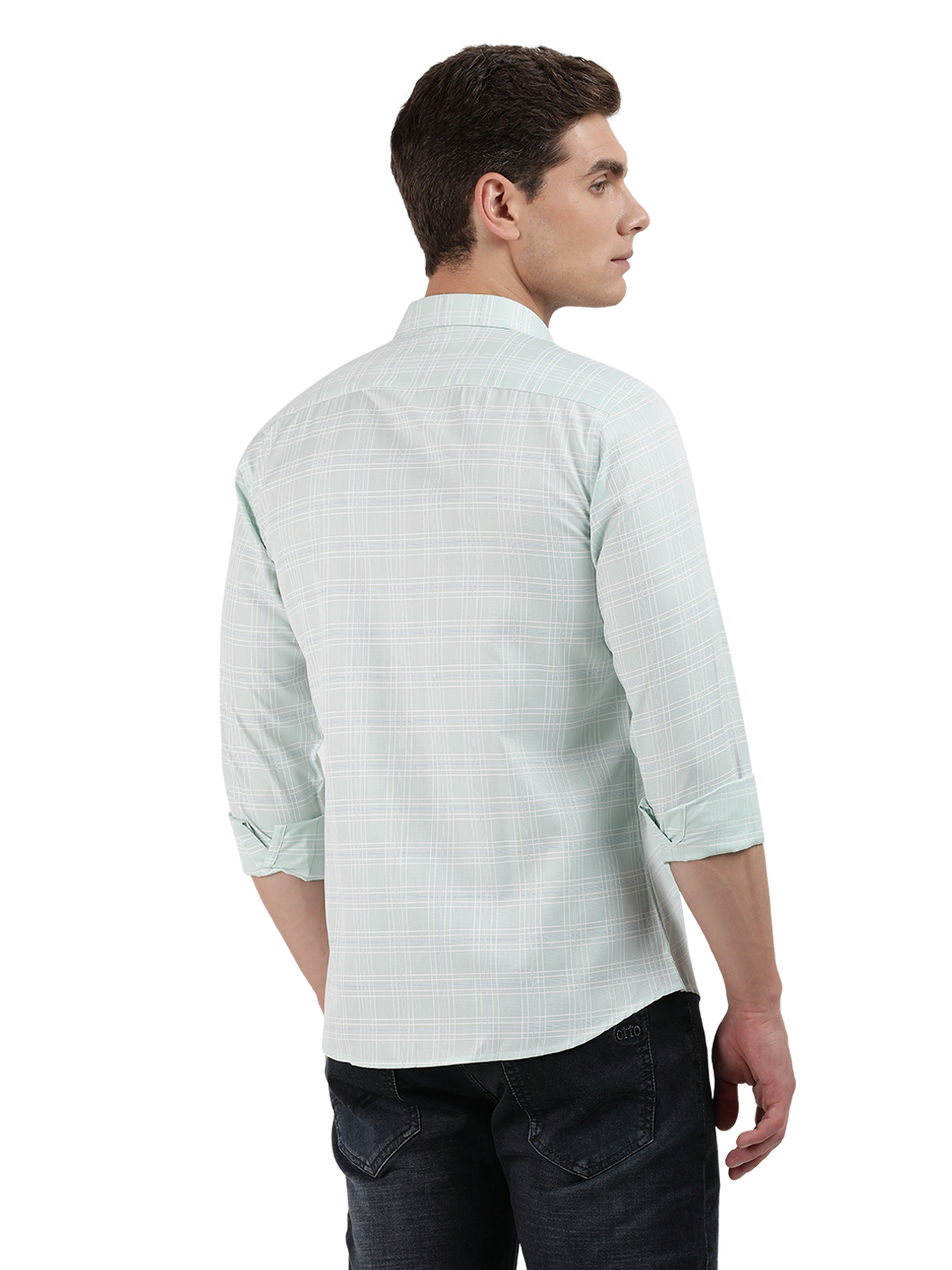 Louis Philippe Men Cream-Coloured Solid Classic Slim Fit Pure Cotton Formal  Shirt