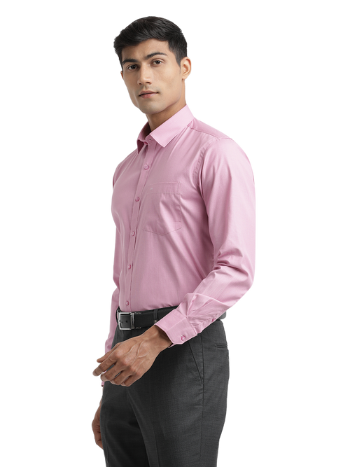 Pink Fil-a-Fil Solid Shirt