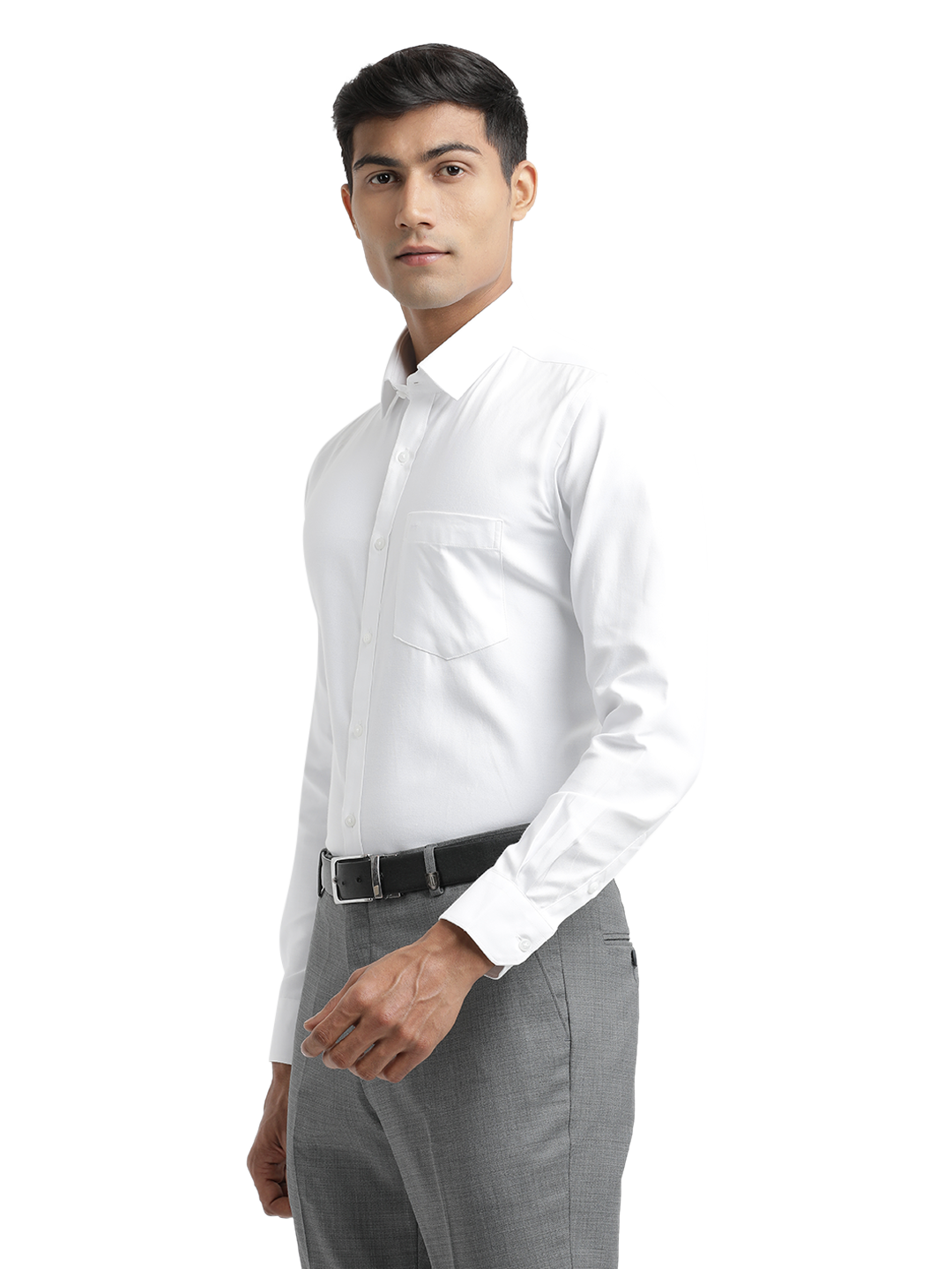 White Oxford Solid Shirt