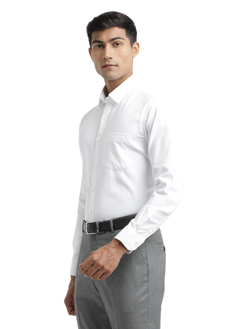 White Oxford Solid Shirt