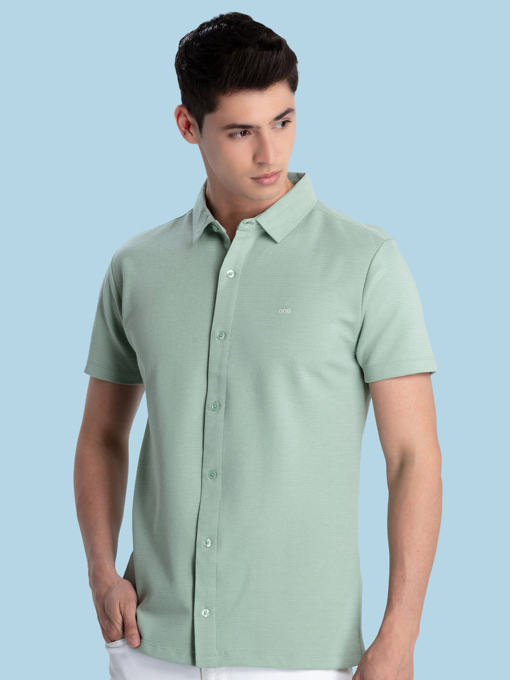 Pista Horizontal Stripe Knit Polo Shirt