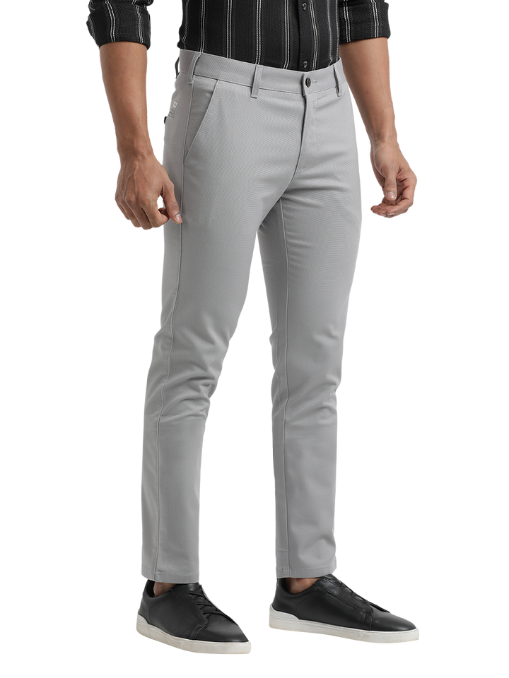 Light Grey Casual Core Trousers