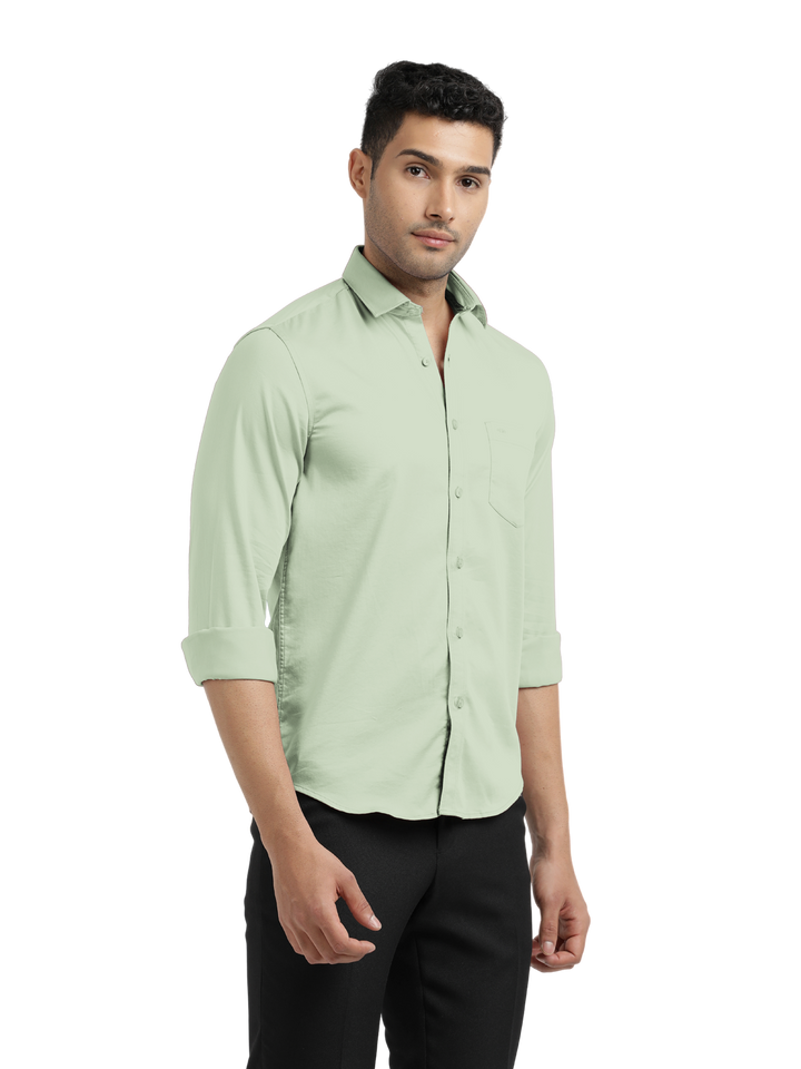 Sap Satin Solid Shirt