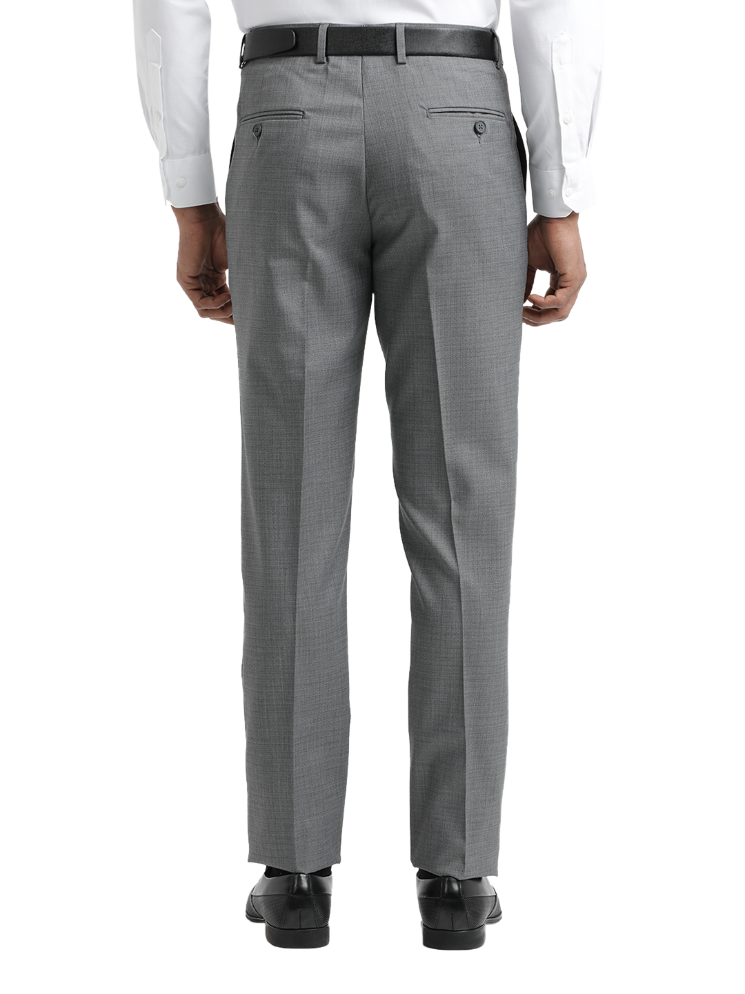 Grey YD Dobby Formal Trousers