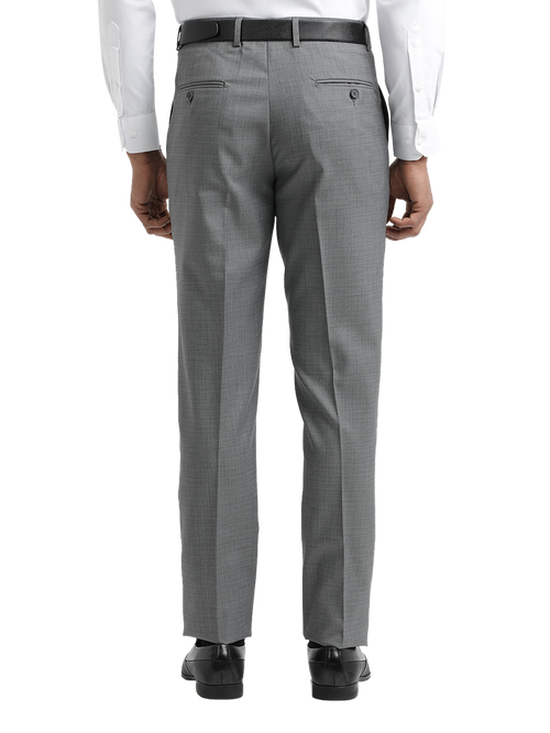 Grey YD Dobby Formal Trousers