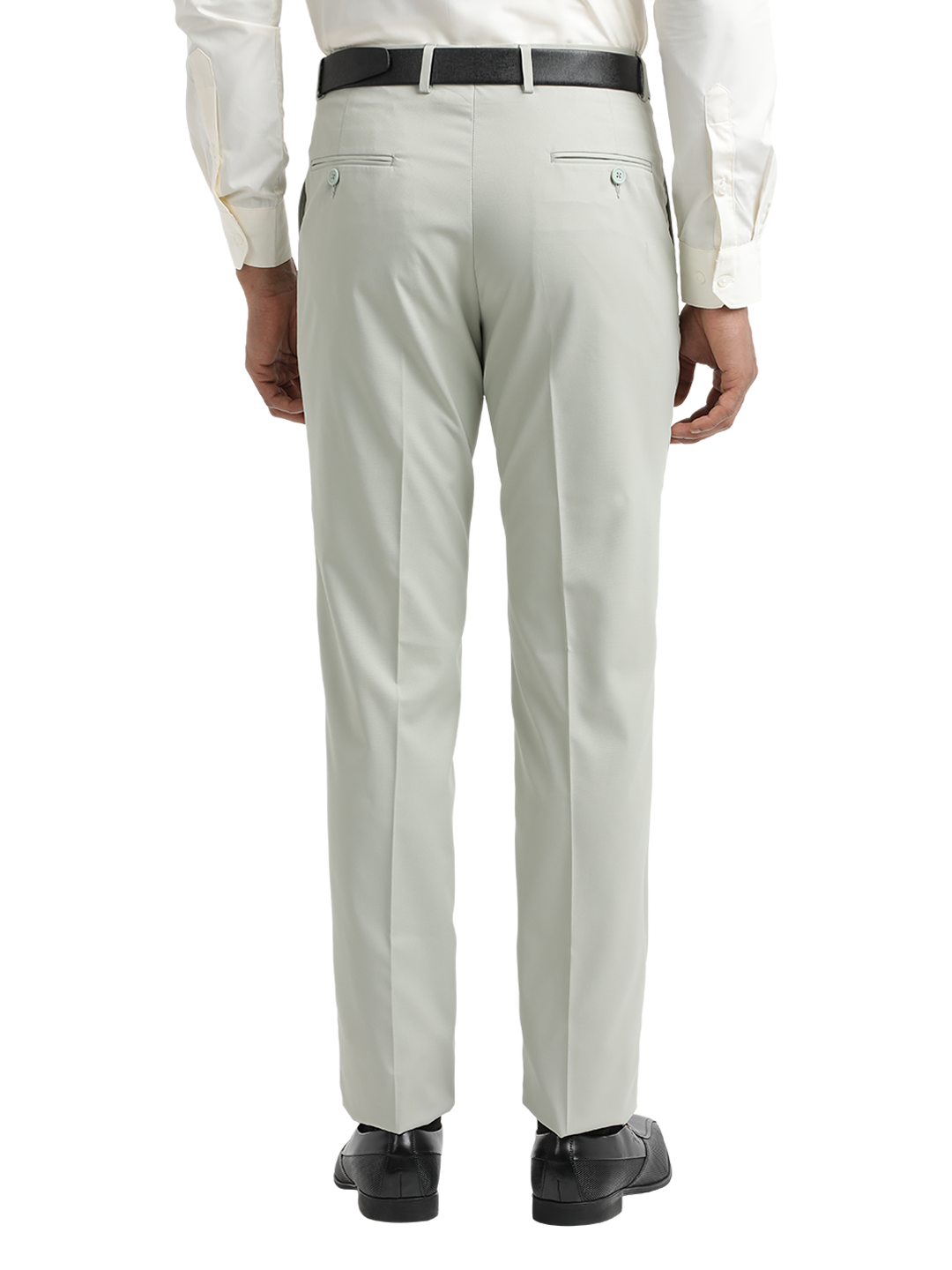 Stone Micro Dobby Formal Trousers