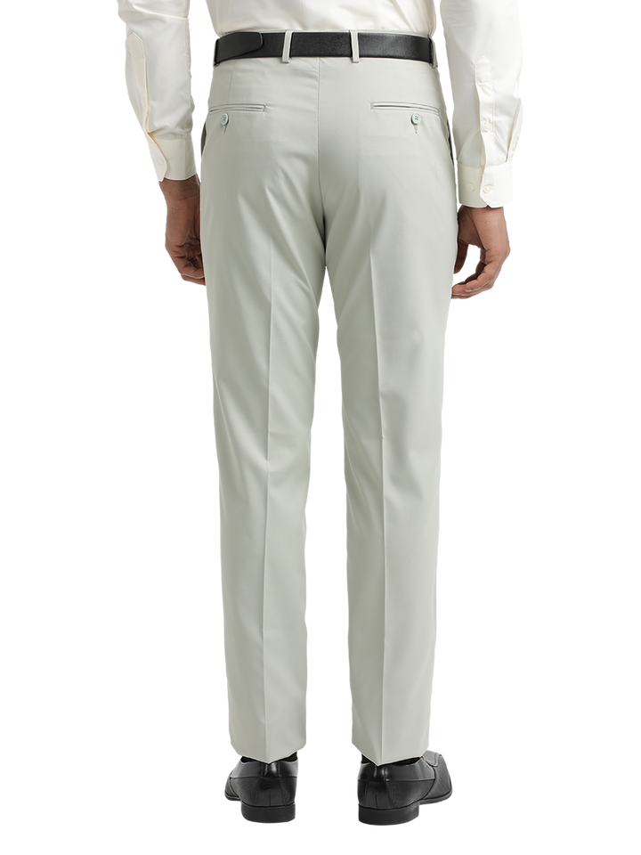 Stone Micro Dobby Formal Trousers