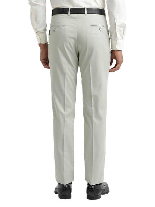 Stone Micro Dobby Formal Trousers