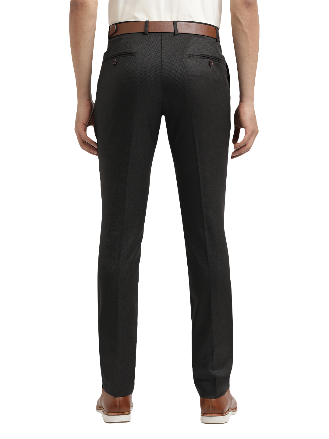 Coffee YD Dobby Formal Trousers