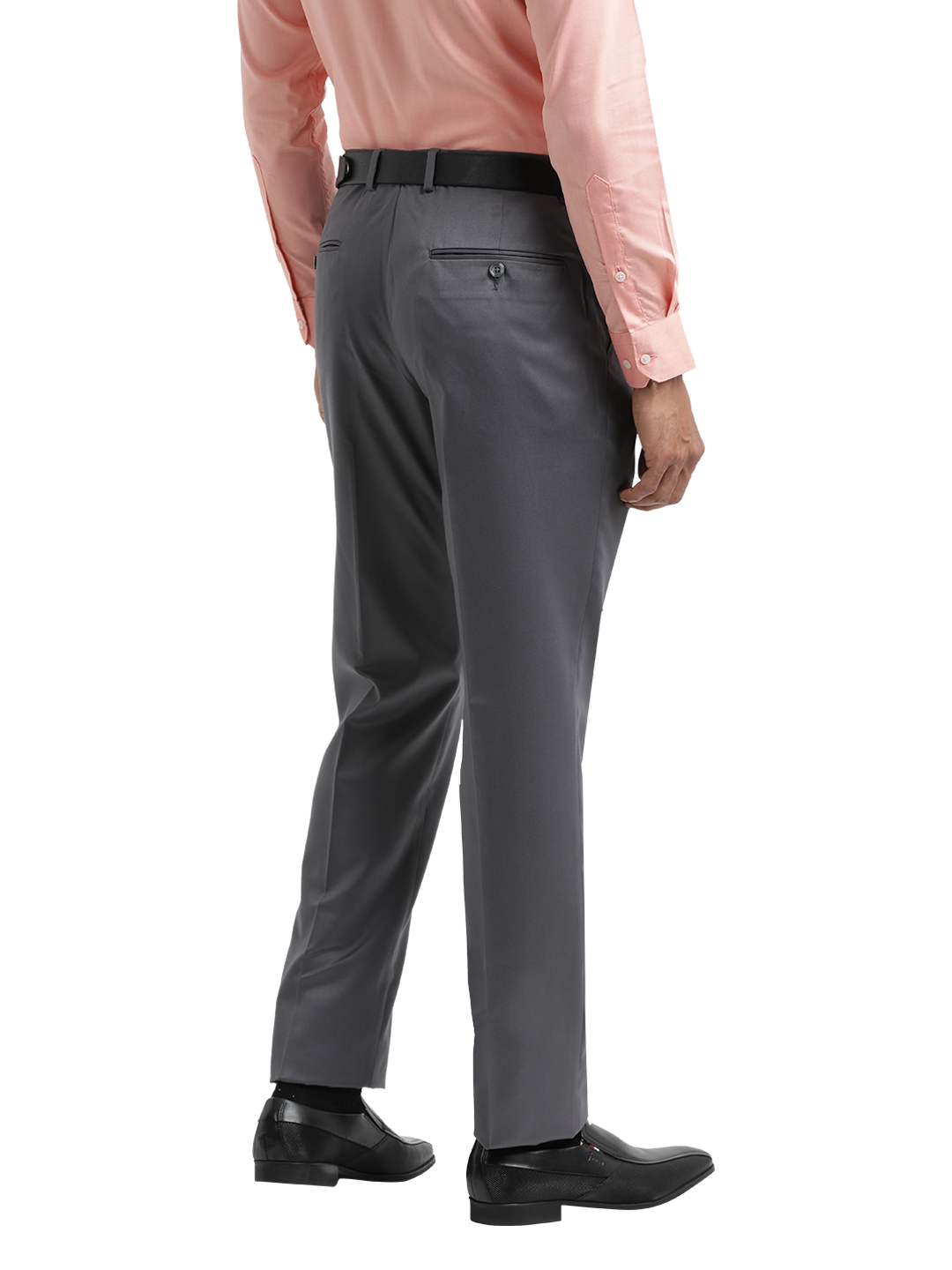 S.Grey Satin Formal Trousers