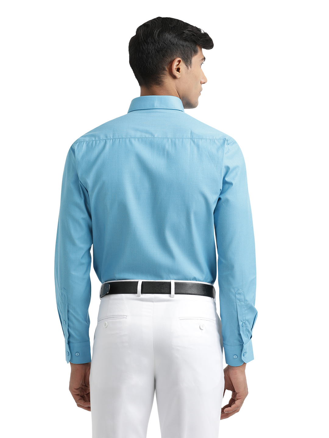 Sky Blue Fil-a-Fil Solid Shirt