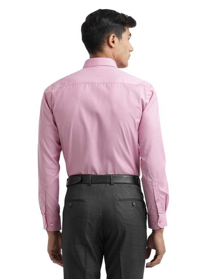 Pink Fil-a-Fil Solid Shirt