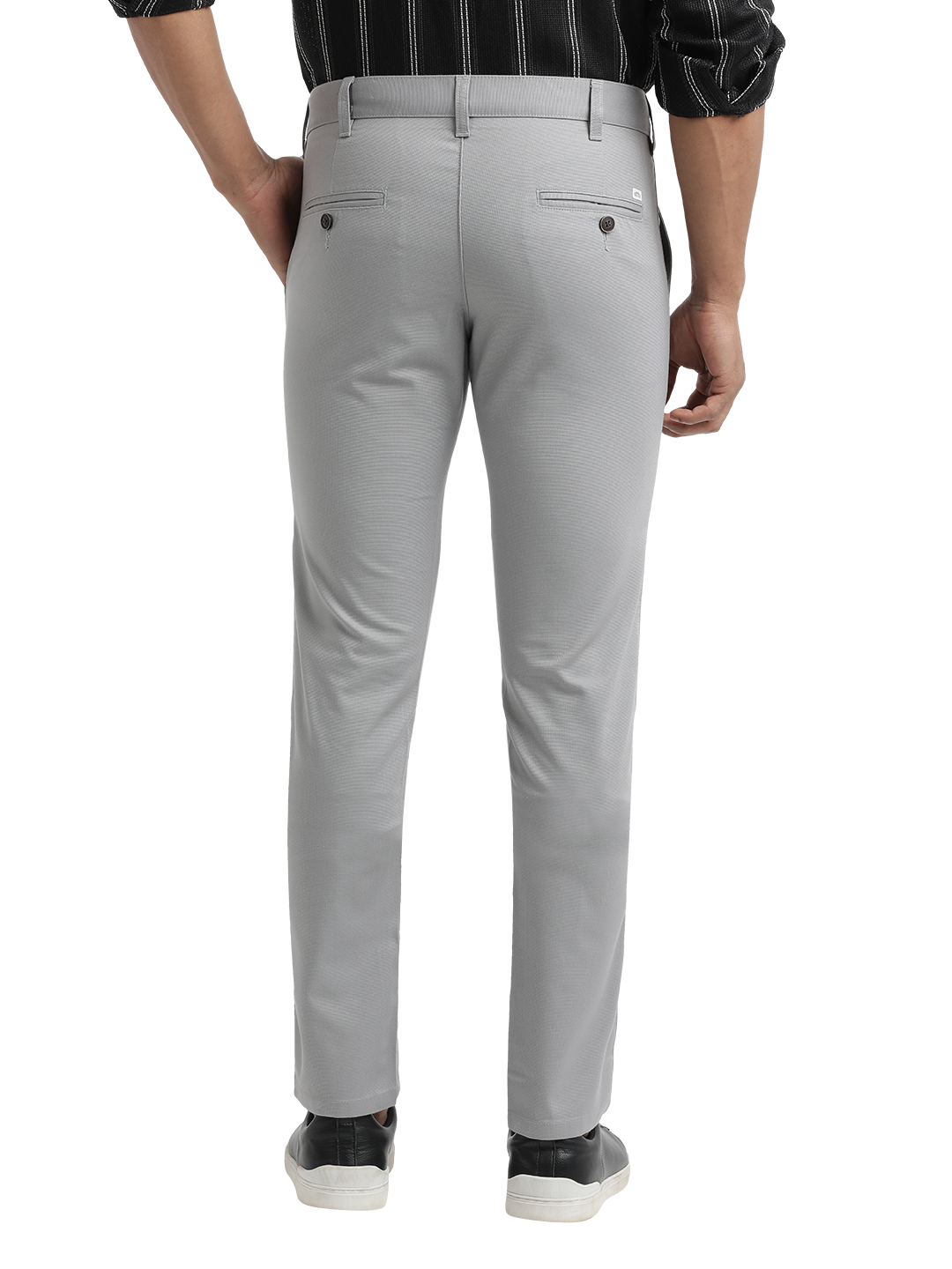 Light Grey Casual Core Trousers