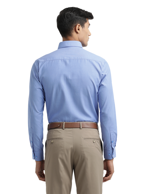 Blue Fil-a-Fil Solid Shirt