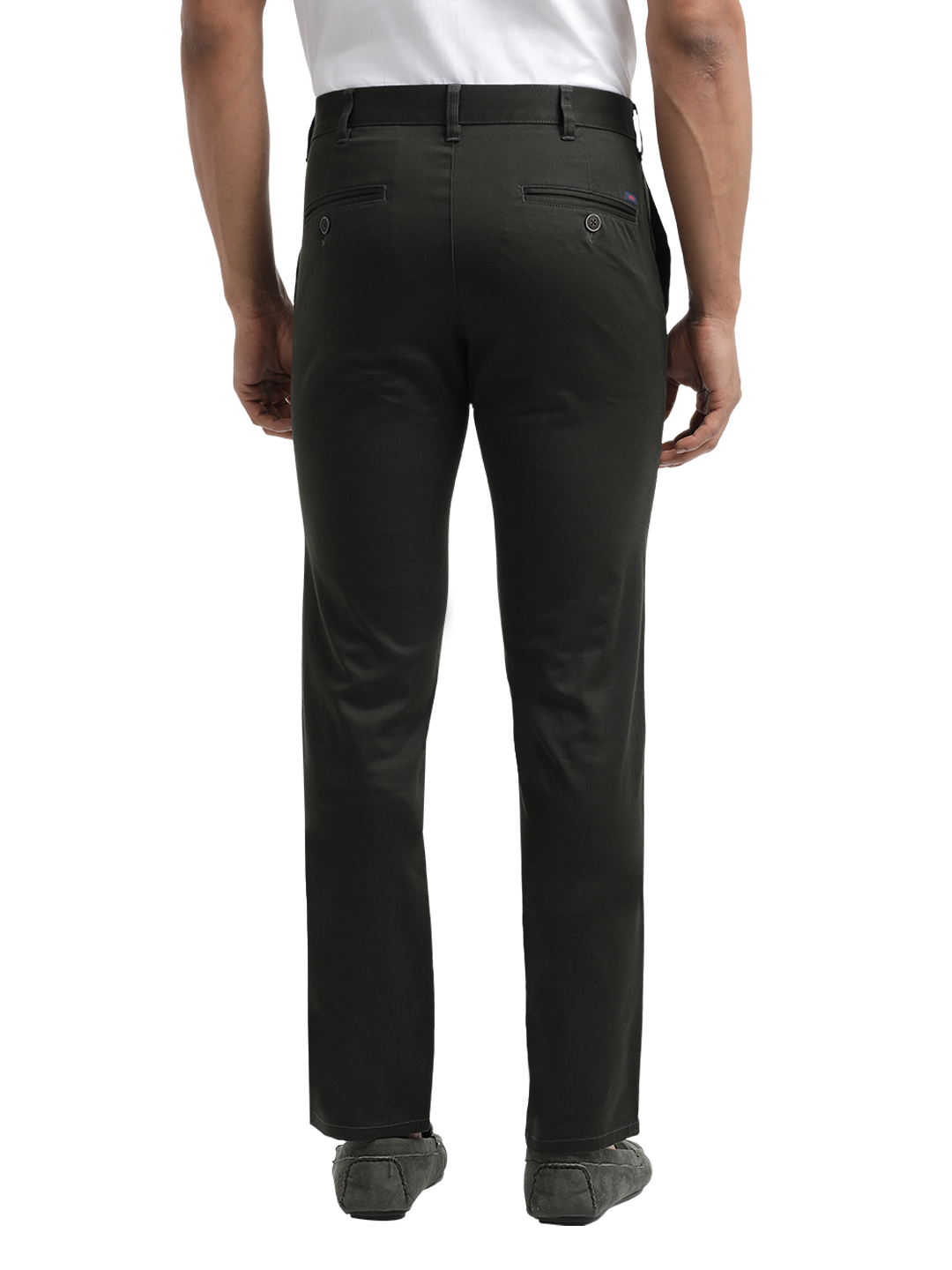 Dark Olive Casual Core Trousers