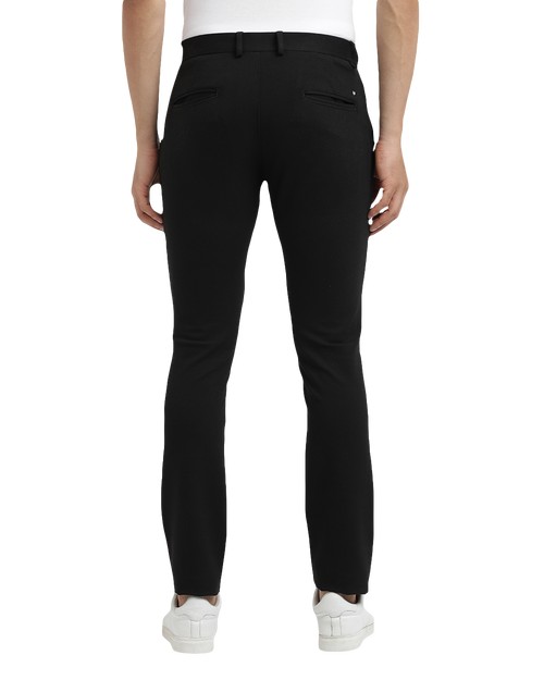 Jet Black Casual Core Trousers - CARLOS_JET BLACK