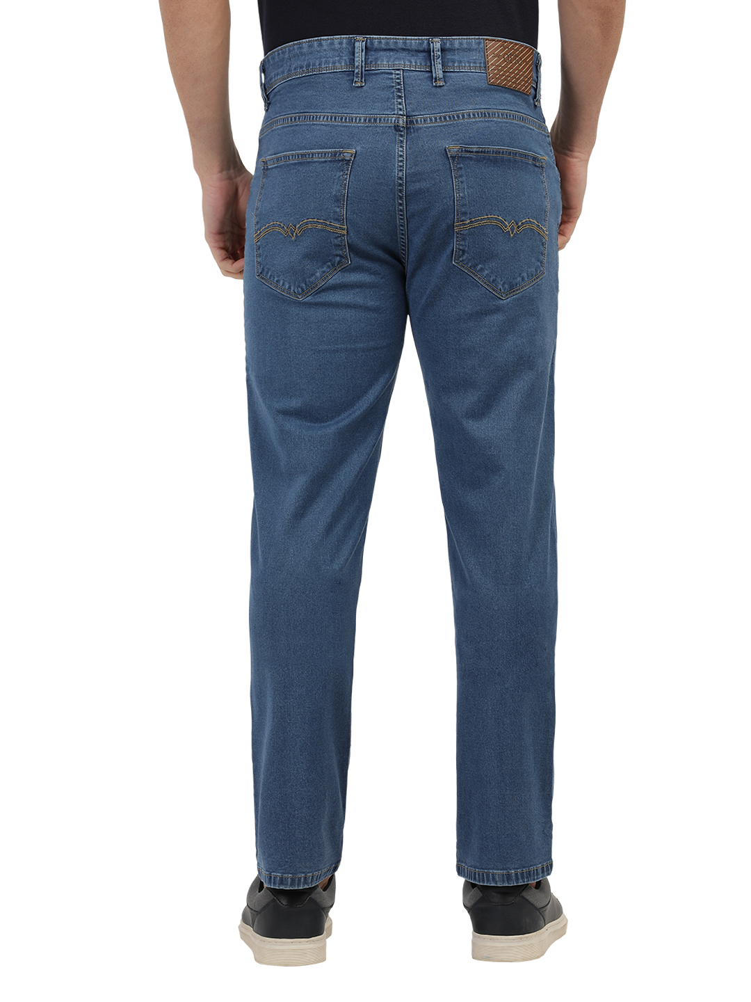 Light Blue Denim Stretch Trousers