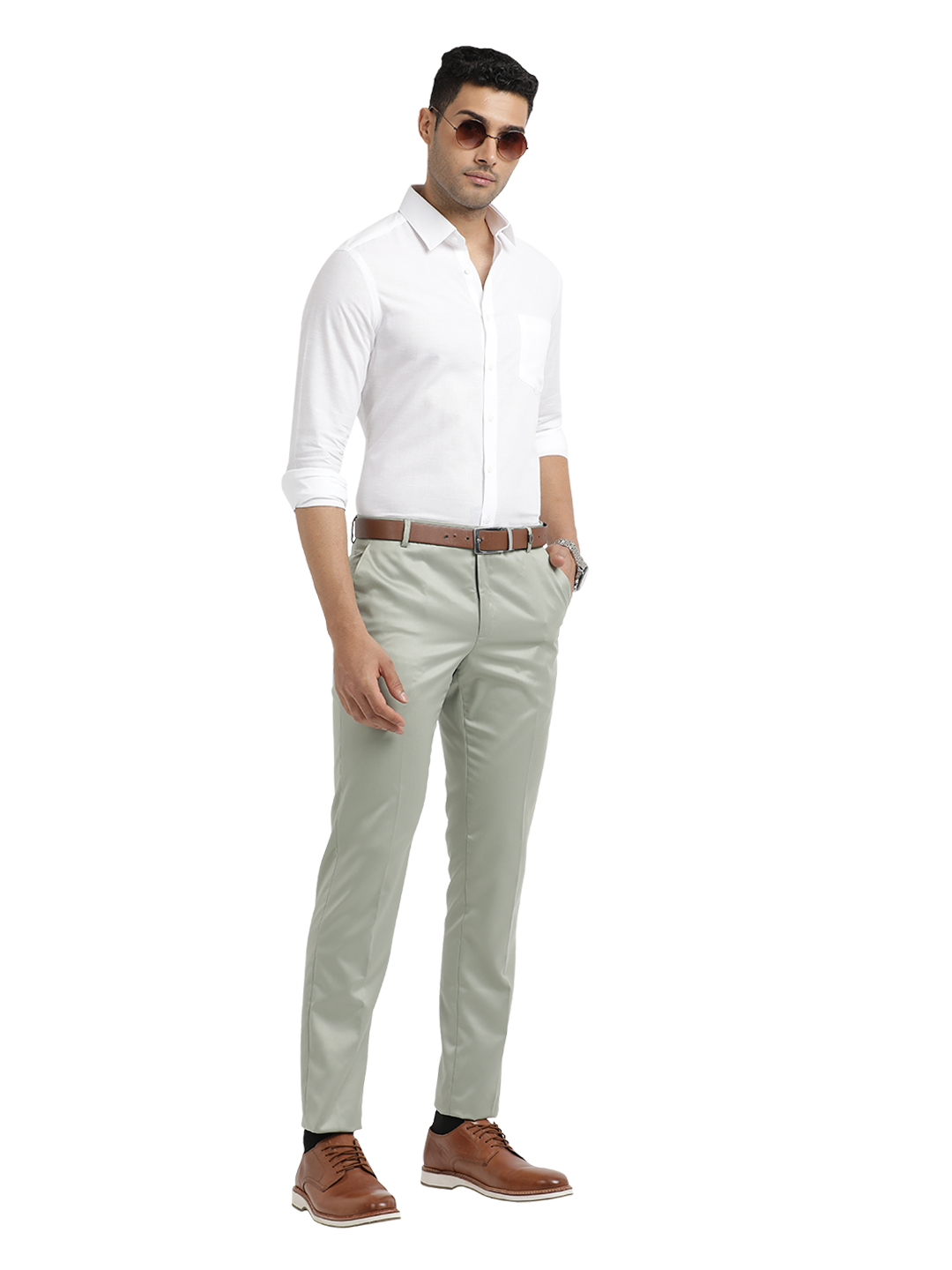 Pista Satin Formal Trousers